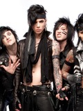 from left to right ; CC, Jinxx,Andy,Jake and Ashley