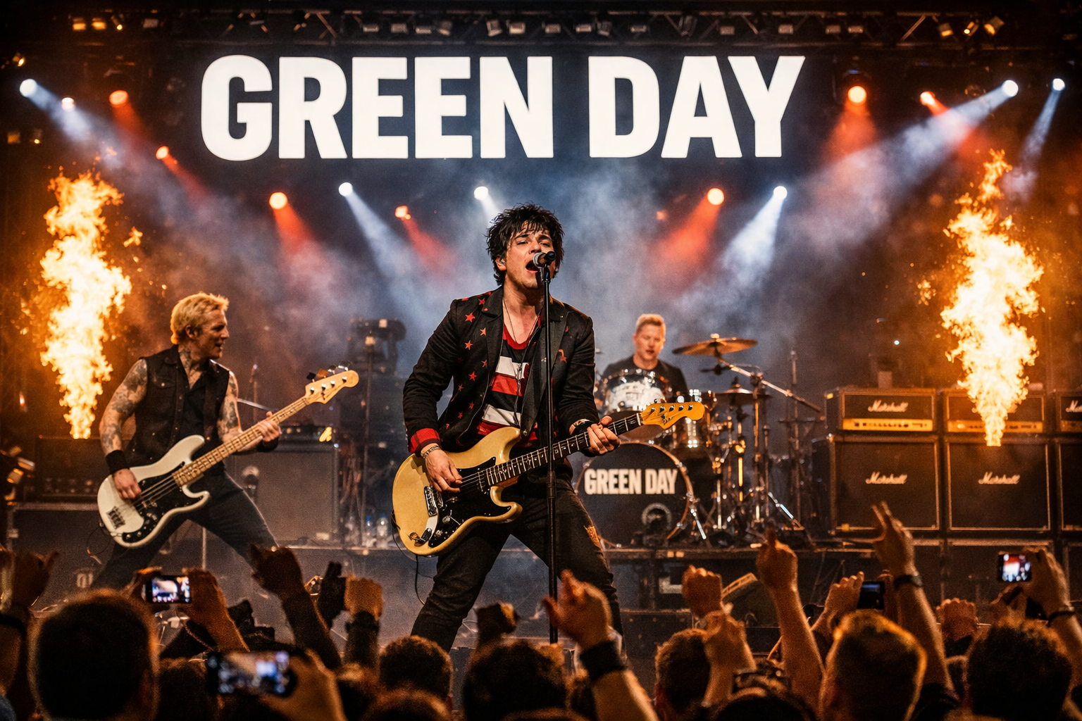 Konser Musik Band Green Day